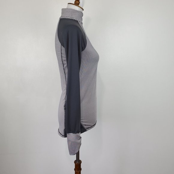 Kyodan Athletic Active Wear Thumbhole Striped & Solid Long Sleeve Top Size S - Picture 10 of 16